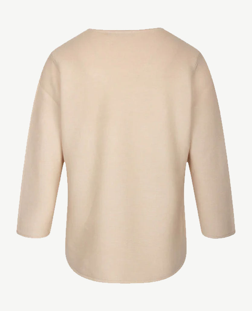 Rabe - Pullover - V-hals - Beige