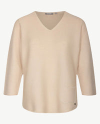 Rabe - Pullover - V-hals - Beige
