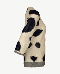 Rabe - Pullover - ronde hals - Beige met marine