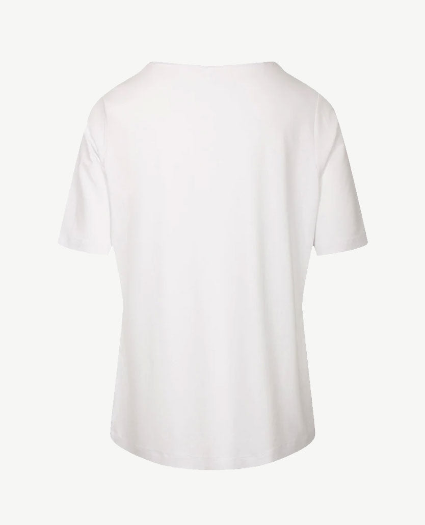Rabe - Ronde hals - Wit
