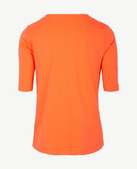 Rabe - Ronde hals - katoen - Licht orange