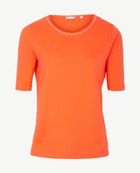 Rabe - Ronde hals - katoen - Licht orange