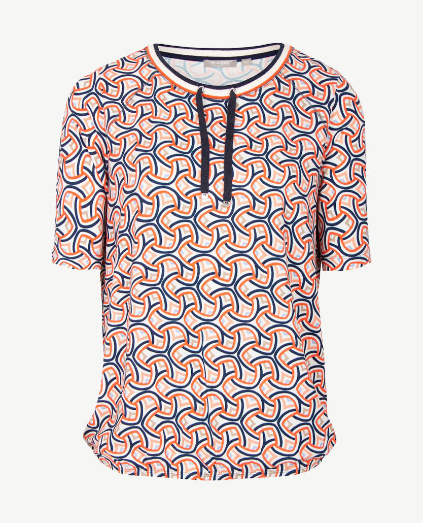 Rabe - Top/blouson - ronde hals - Dessin in marine, wit, blauw, oranje –  DRESSYOURPARENTS | Print-Shirts