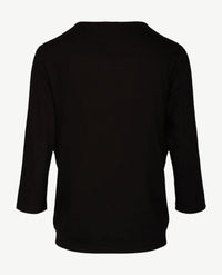 Rabe - Top/tuniek - ronde hals - Zwart