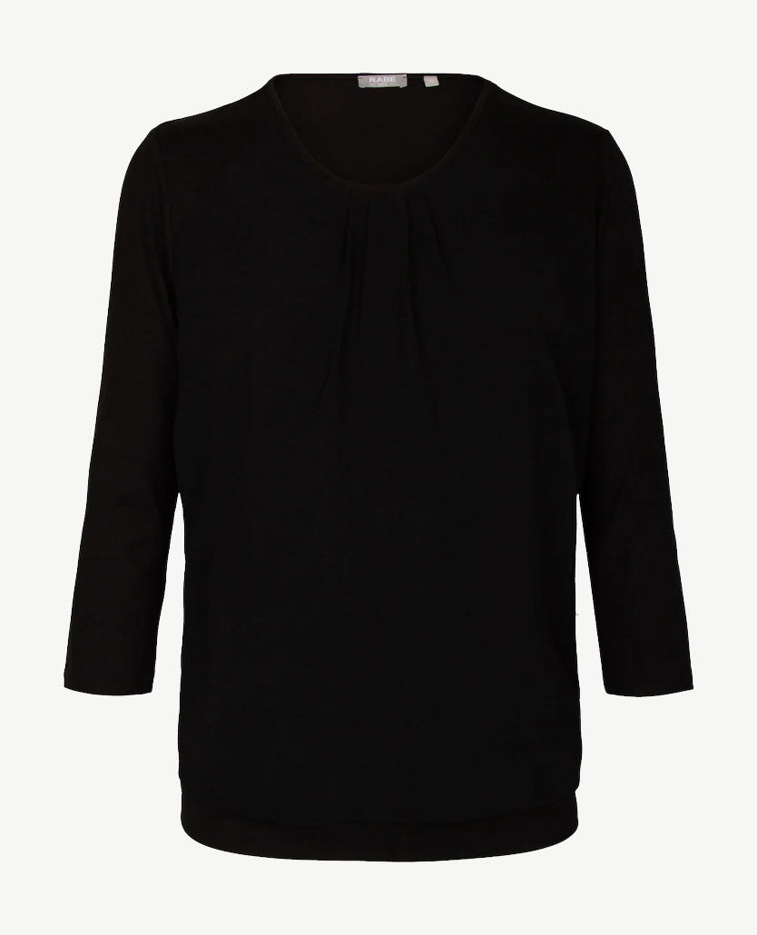 Rabe - Top/tuniek - ronde hals - Zwart