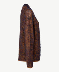 Rabe - Vest - Navy met cognac