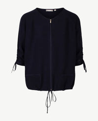 Rabe - Vestjasje  met rits - Marineblauw