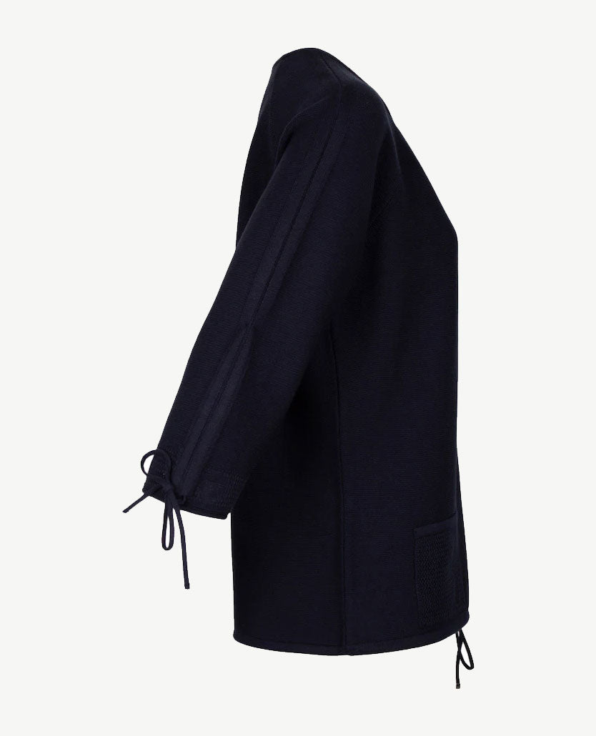 Rabe - Vestjasje  met rits - Marineblauw