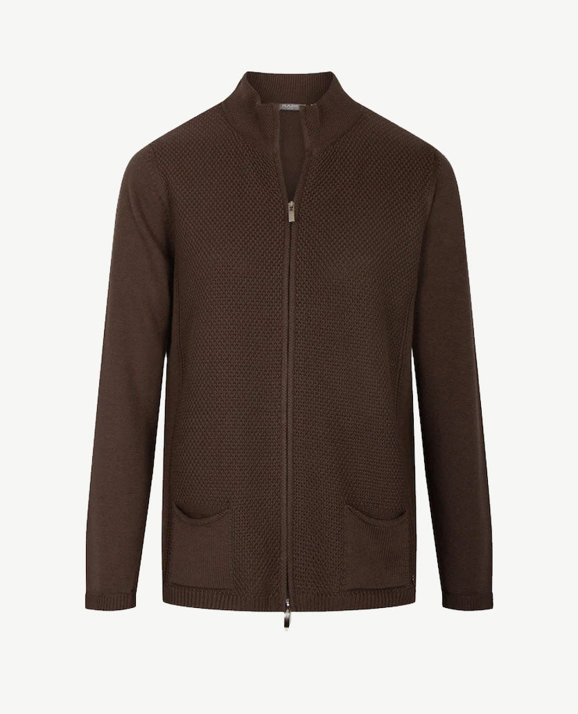 Rabe - Vestjasje  met rits - Taupe