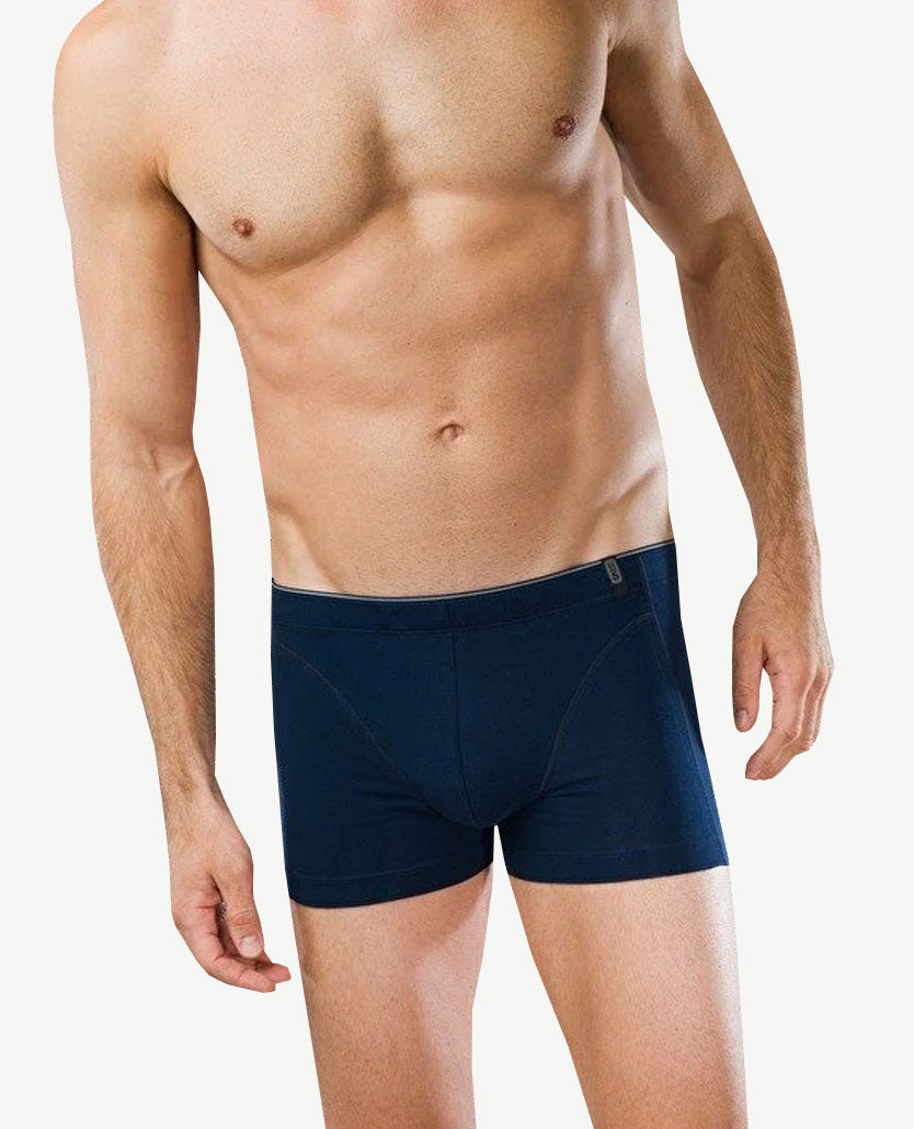 Schiesser - Short - Rechte pijp - 95/5 kwaliteit - 205424 - Marine