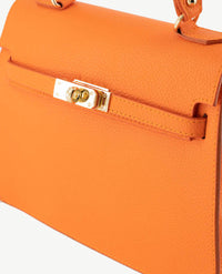 Tas - Helene - Leer - Oranje