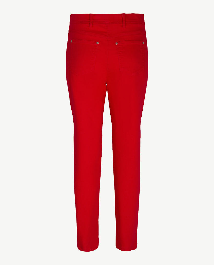 Toni Dress - Elastiek rondom - Alice - Katoen - Normale lengte - Rood