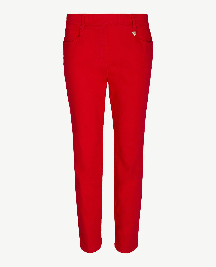 Toni Dress - Elastiek rondom - Alice - Katoen - Normale lengte - Rood