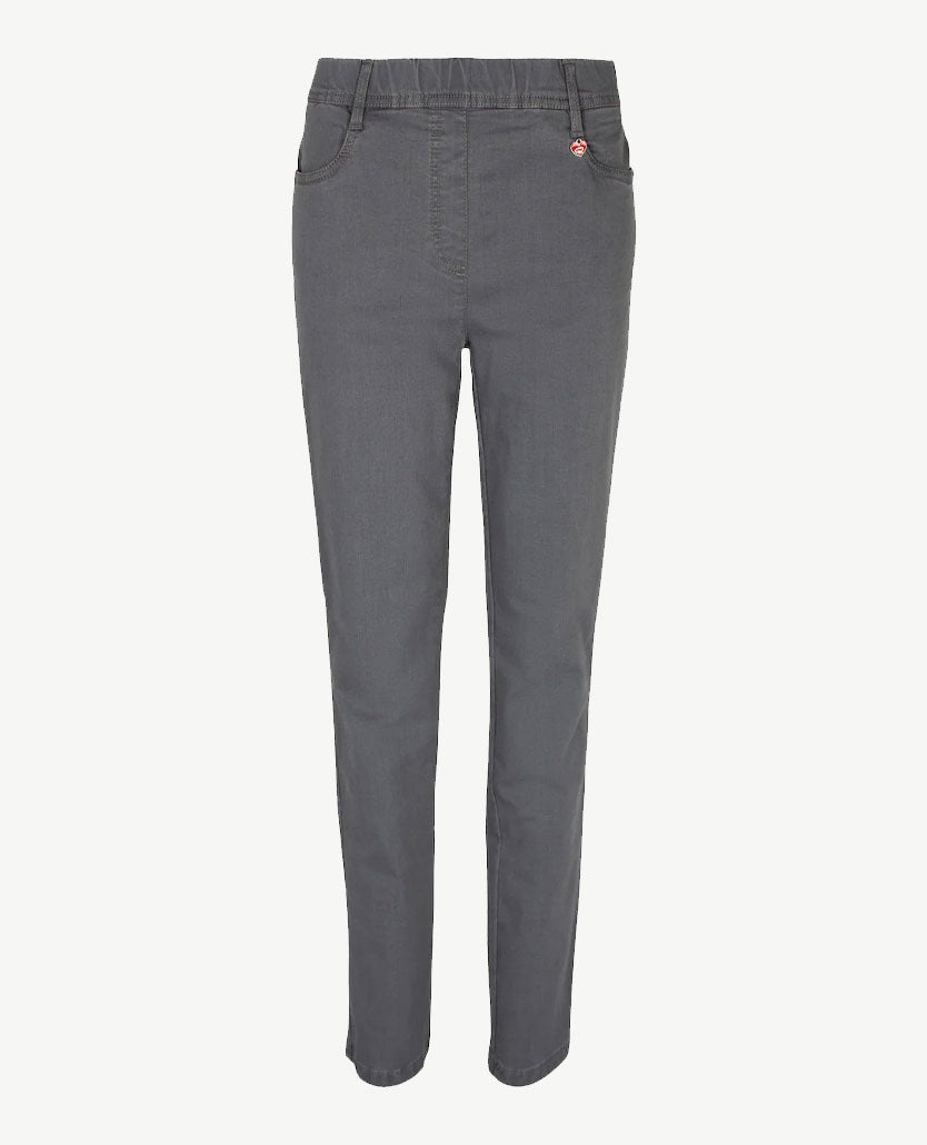 Toni - Elastiek rondom - Alice CS - Jeans - Normale lengte - Middengrijs