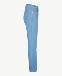 Toni Dress - Elastiek rondom - Alice - Jeans - Normale lengte - Bleached denim