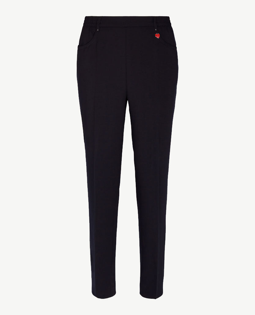 Toni - Elastiek rondom - Scarlet CS Slim fit - Travelkwaliteit - Normale beenlengte -  Marine
