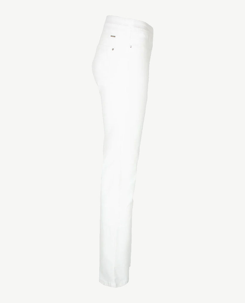 Zerres - Elastiek rondom - Leggy - Jeans - Korte lengte - Wit