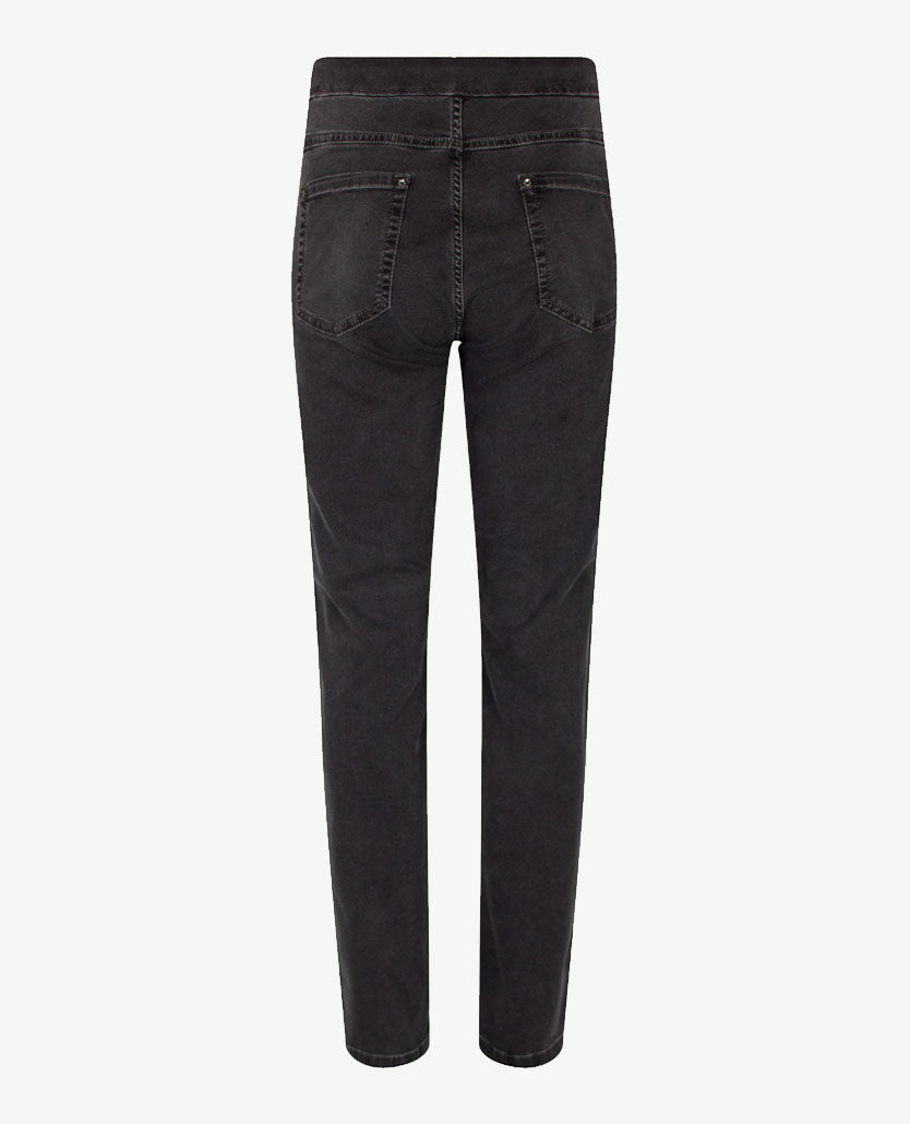 Zerres - Elastiek rondom - Leggy - Jeans - Normale lengte - Antraciet Grijs