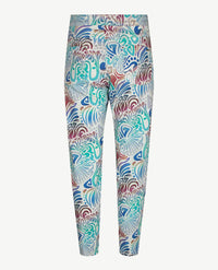 Zerres - Elastiek rondom - Leggy - Korte lengte - Wit, azuur, blauw en beige