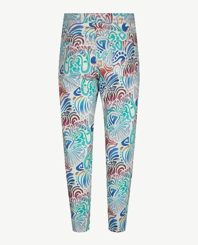 Zerres - Elastiek rondom - Leggy - Korte lengte - Wit, azuur, blauw en beige