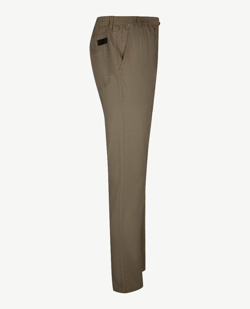D.Y.P. - Alex - Elastische band - Aansluitend - katoen - Khaki