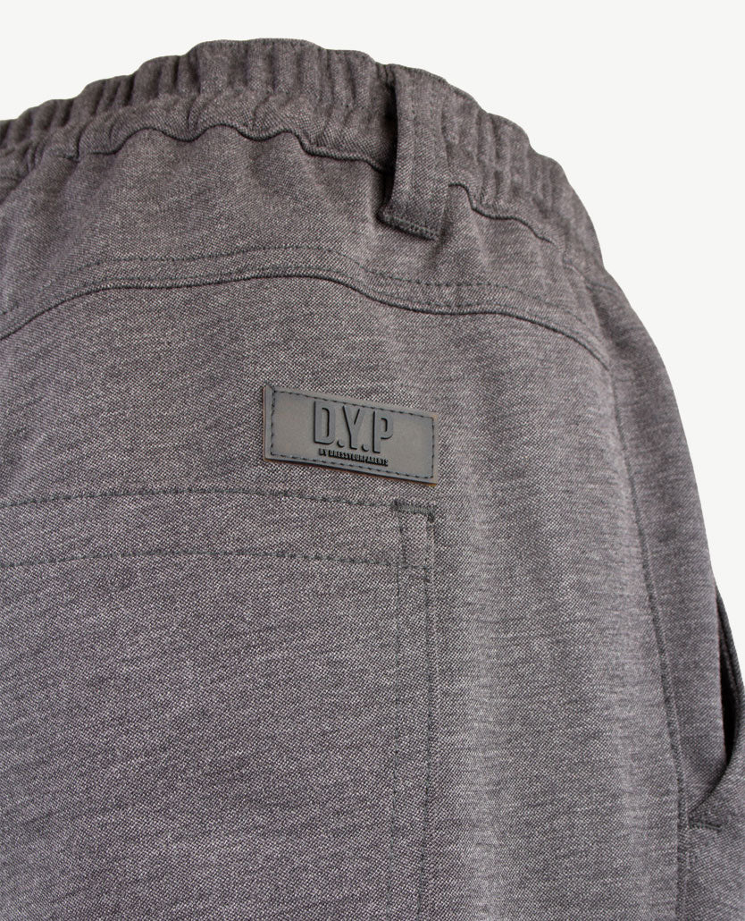 D.Y.P. - Alex - Elastische band - Aansluitend - Jersey - Antraciet grijs