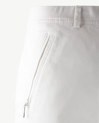 Toni - Alice zip - 7-8 - Elastiek rondom - Jeans - Wit - Normale lengte