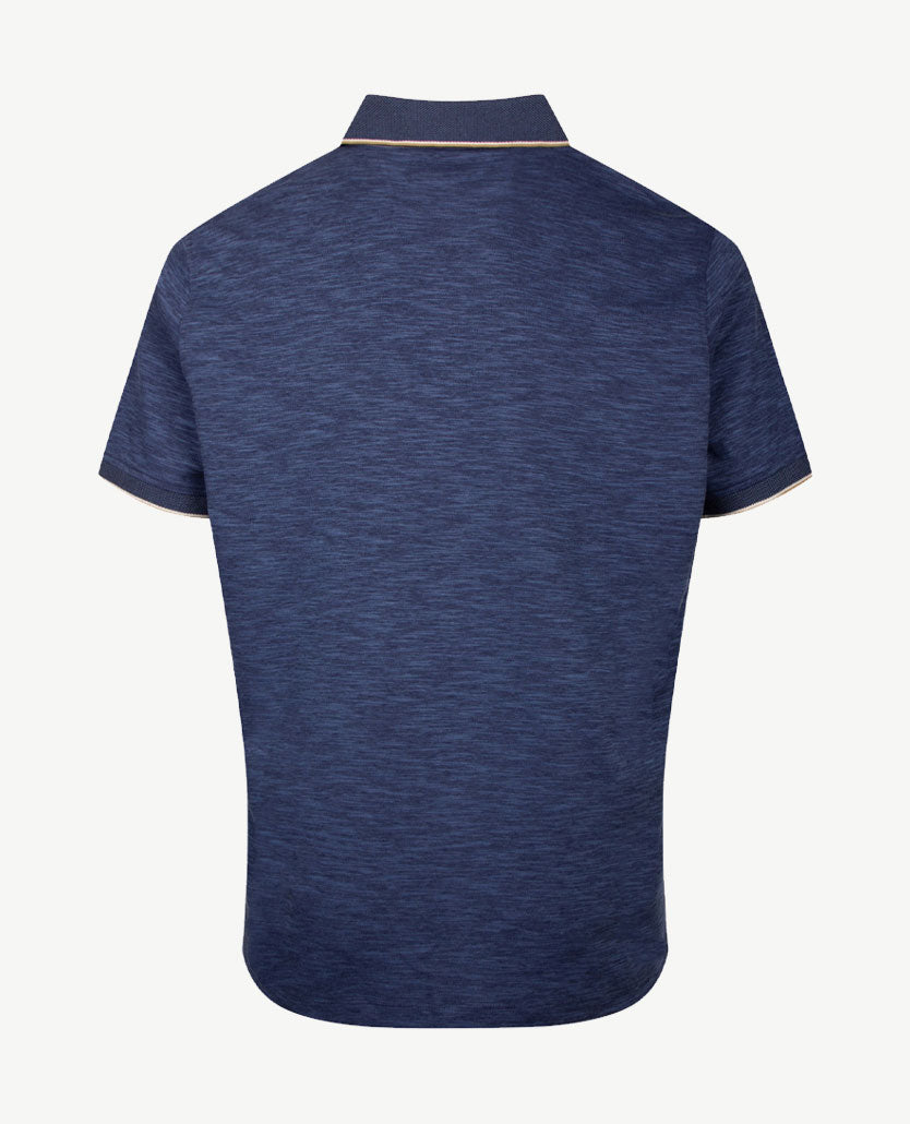 Baileys - Polo - Two tone - Blauw met wit en beige