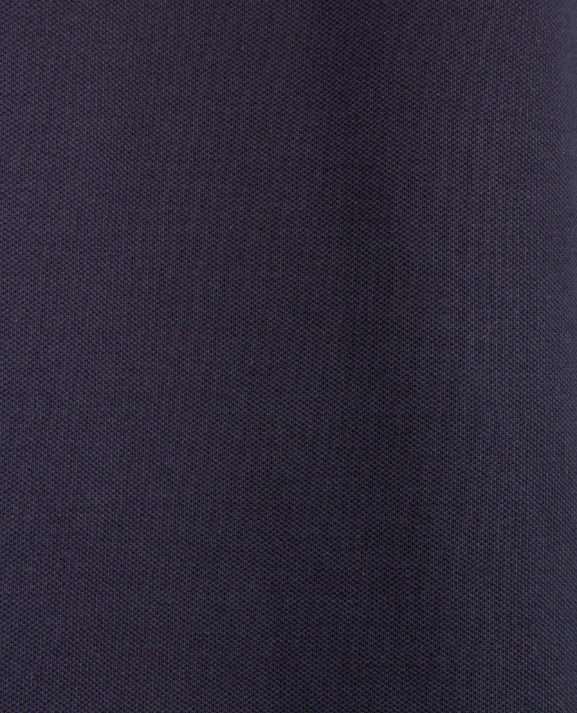 Baileys - Polo met borstzak met ritsje - Marineblauw met kobalt en wit