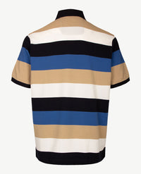 Baileys - Polo - Streep off-white, kobalt, marine en beige