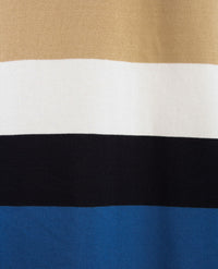 Baileys - Polo - Streep off-white, kobalt, marine en beige