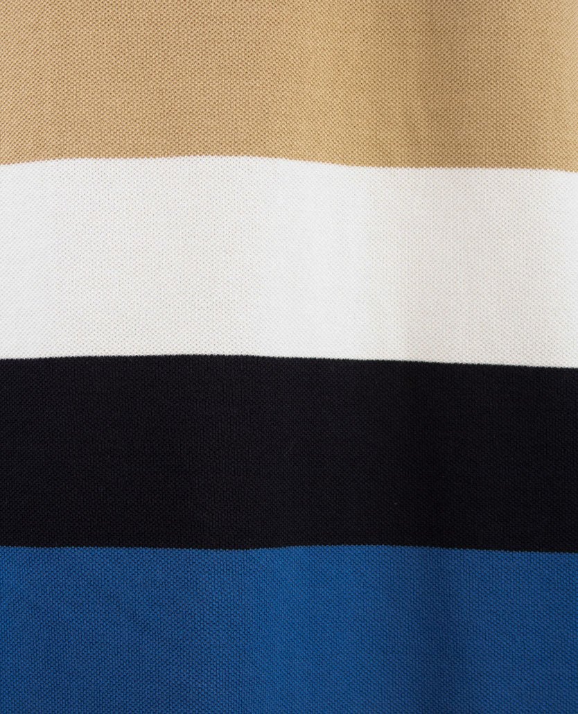 Baileys - Polo - Streep off-white, kobalt, marine en beige