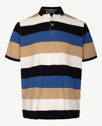 Baileys - Polo - Streep off-white, kobalt, marine en beige