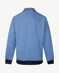 Baileys - Polo  met rits - Dunne streep - Middenblauw