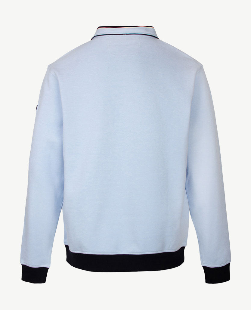 Baileys - Polo  met rits - Two-tone - Blue met navy