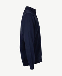 Baileys - Polo met rits - Gebreid - Marineblauw
