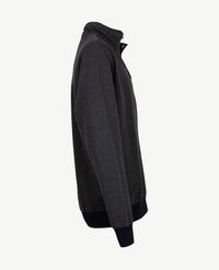 Baileys - Polo  met rits - Groen en navy two-tone