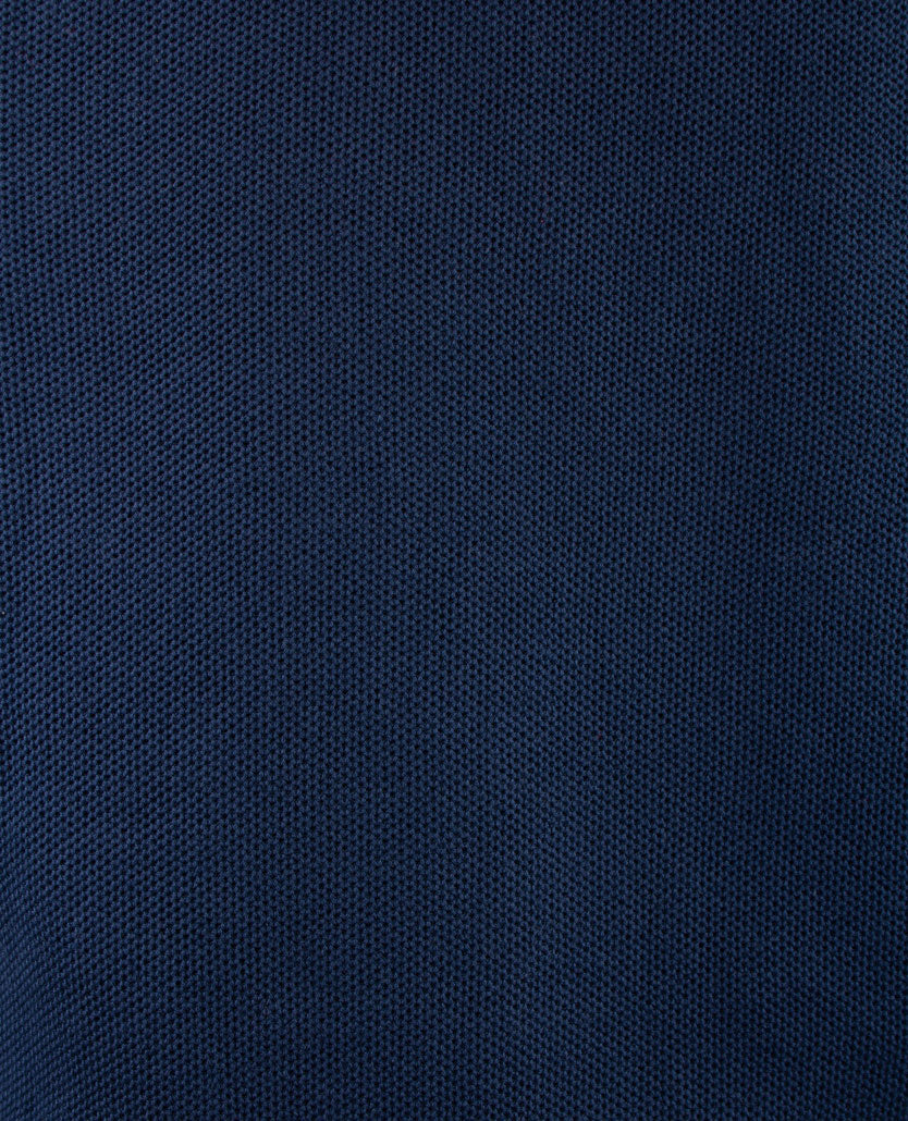 Baileys - Polo met rits - Marineblauw met kobalt