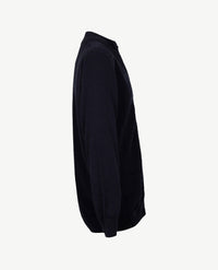 Baileys  - Vest - Met rits - Gebreid - Met streep effect - Navy
