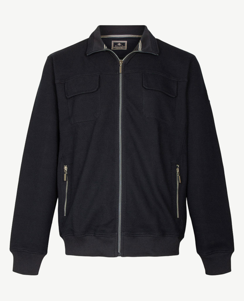 Baileys  - Vest met klepzakjes - Met rits - Navy