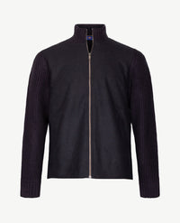 Baileys  - Dik Vest - Met rits en zakken - Stof en gebreid - Navy