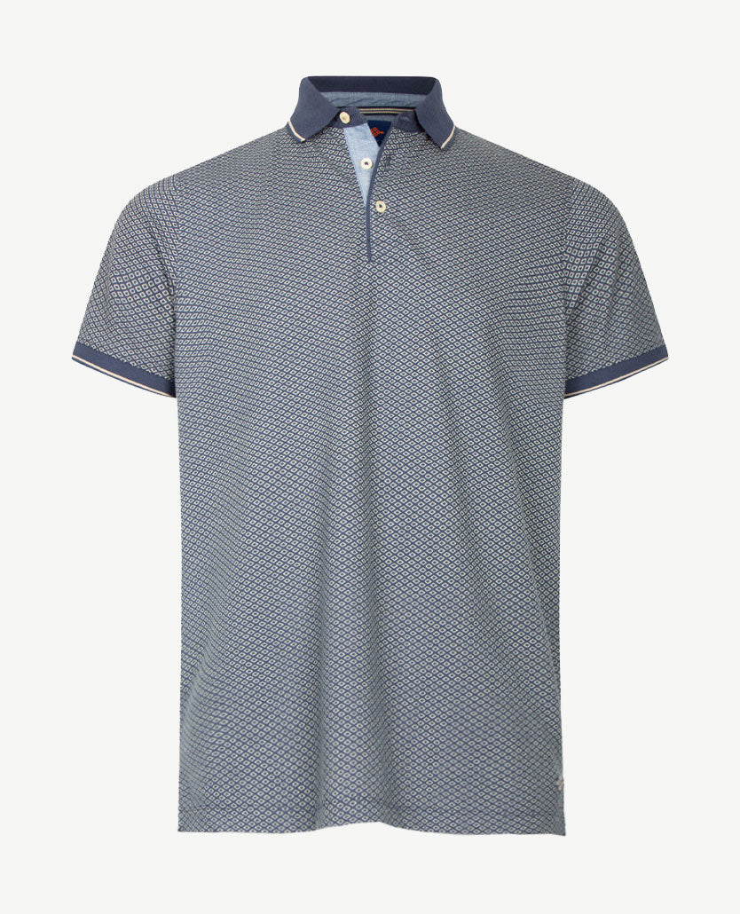 Baileys - Polo - Blokje navy met zand