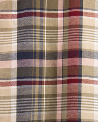 Brax - Daniel C - Flanel - Grote ruit met khaki, navy, bordeaux en rose