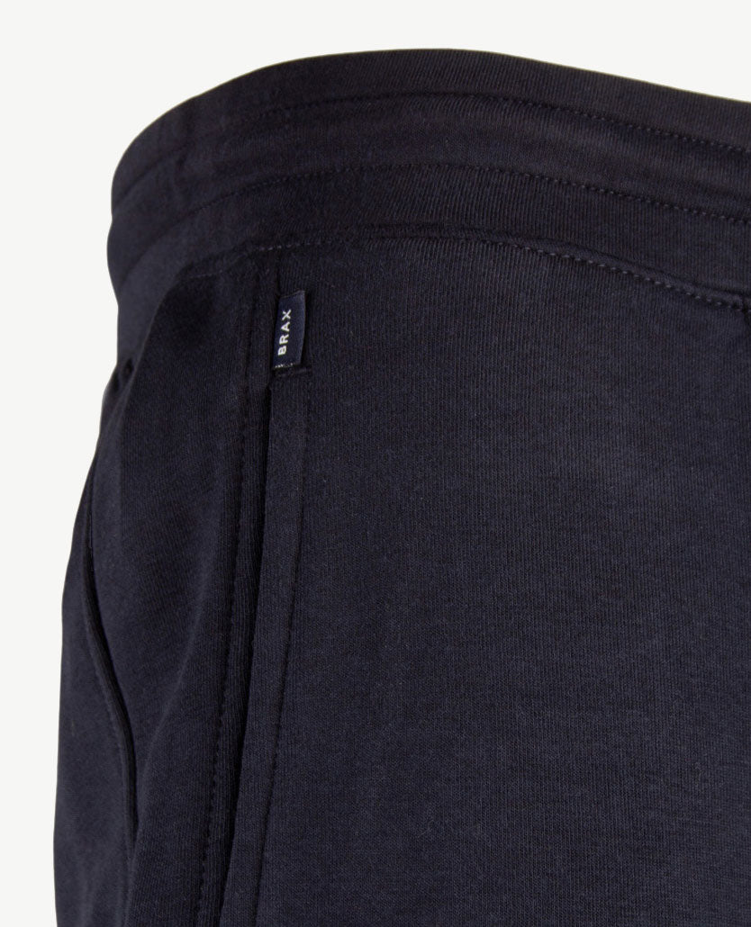 Brax - Broek met elastiek rondom - Jagger - Jersey sweat - Navy
