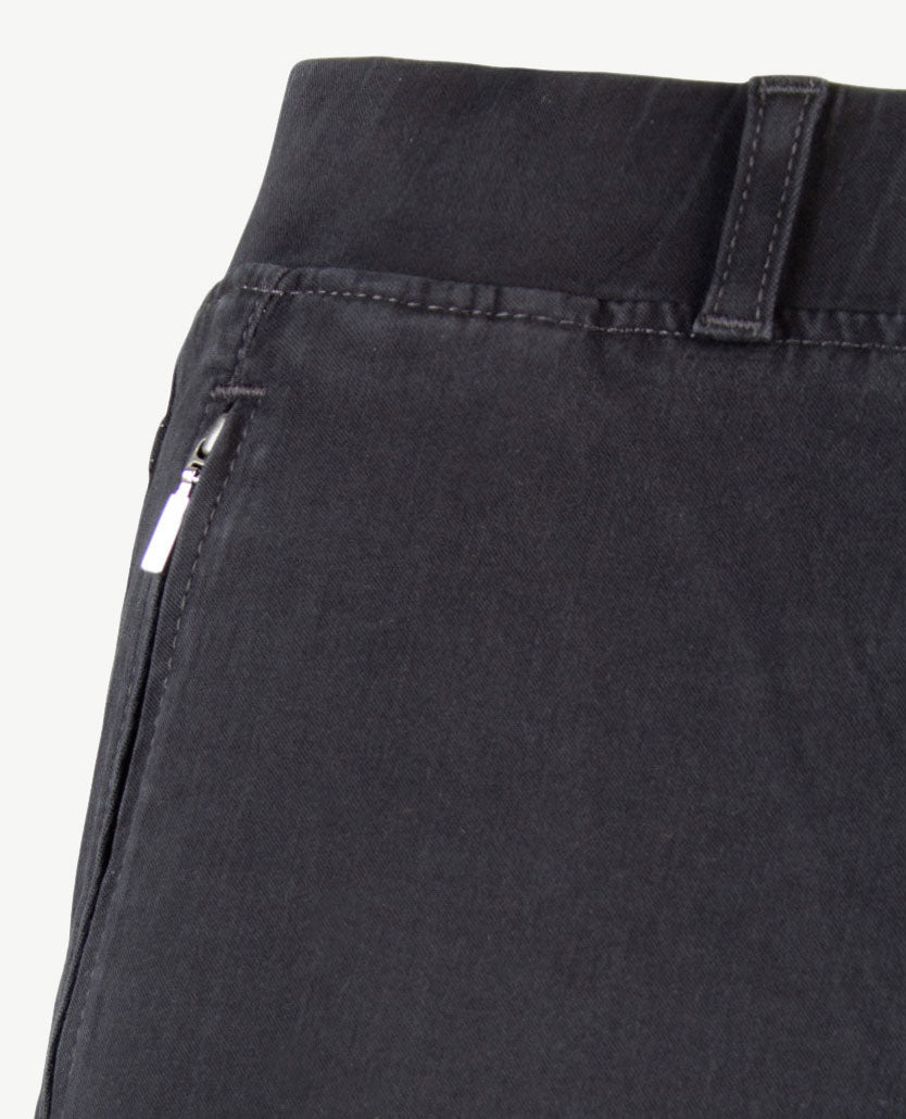 Brax Raphaela - Lavina Zip - Elastiek rondom - winter katoen - Normale lengte -  Navy