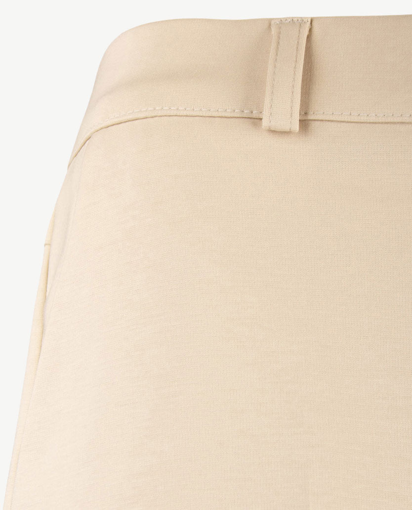 Brax Raphaela - Lillyth  Flared - Elastiek rondom jersey - Beige - Korte lengte