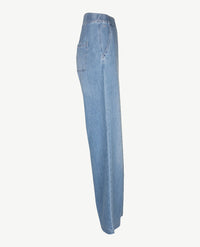 Brax Raphaela - Maine - Elastiek rondom - jeans - Bleached - Korte lengte