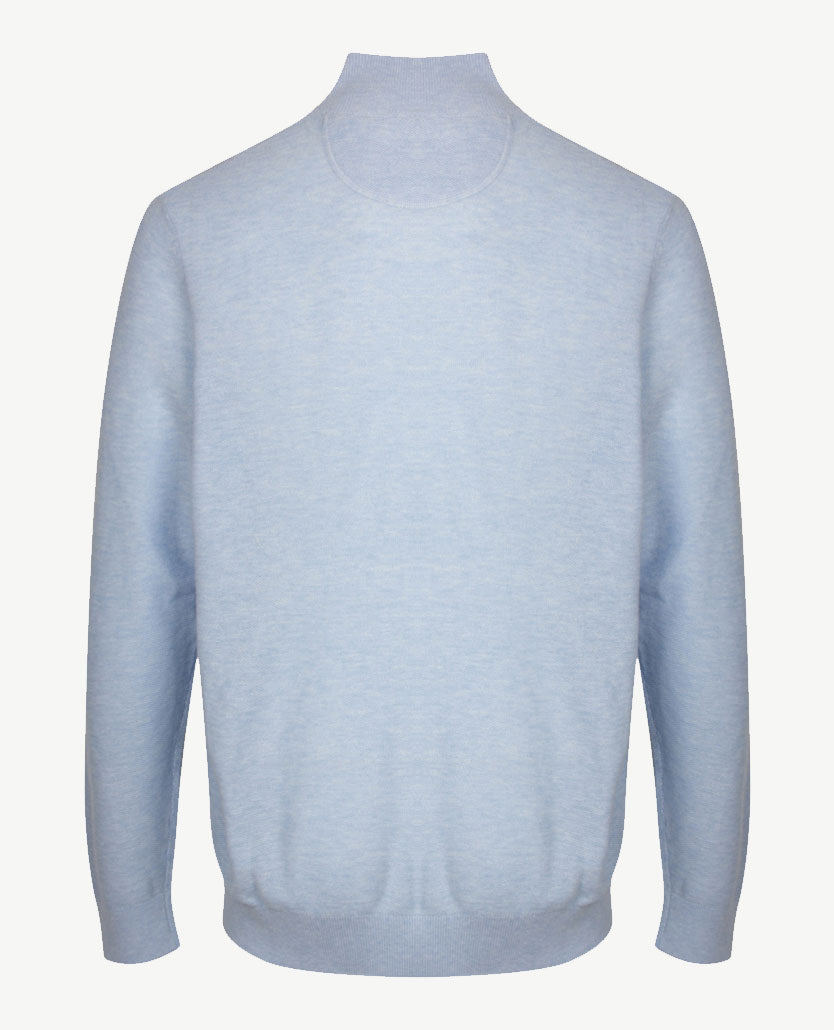 Brax - Gebreide polo - met rits - Blue