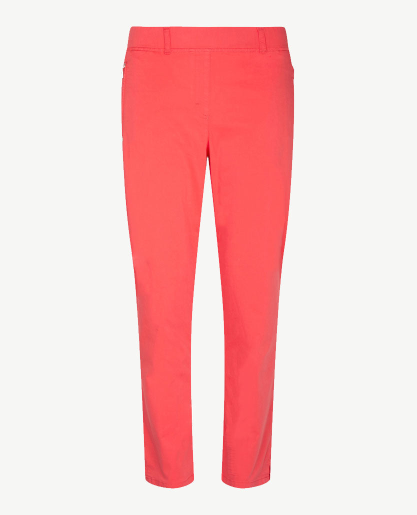 Brax Raphaela - Lavina Zip 6-8 lengte - Elastiek rondom - katoen - Hibiscus