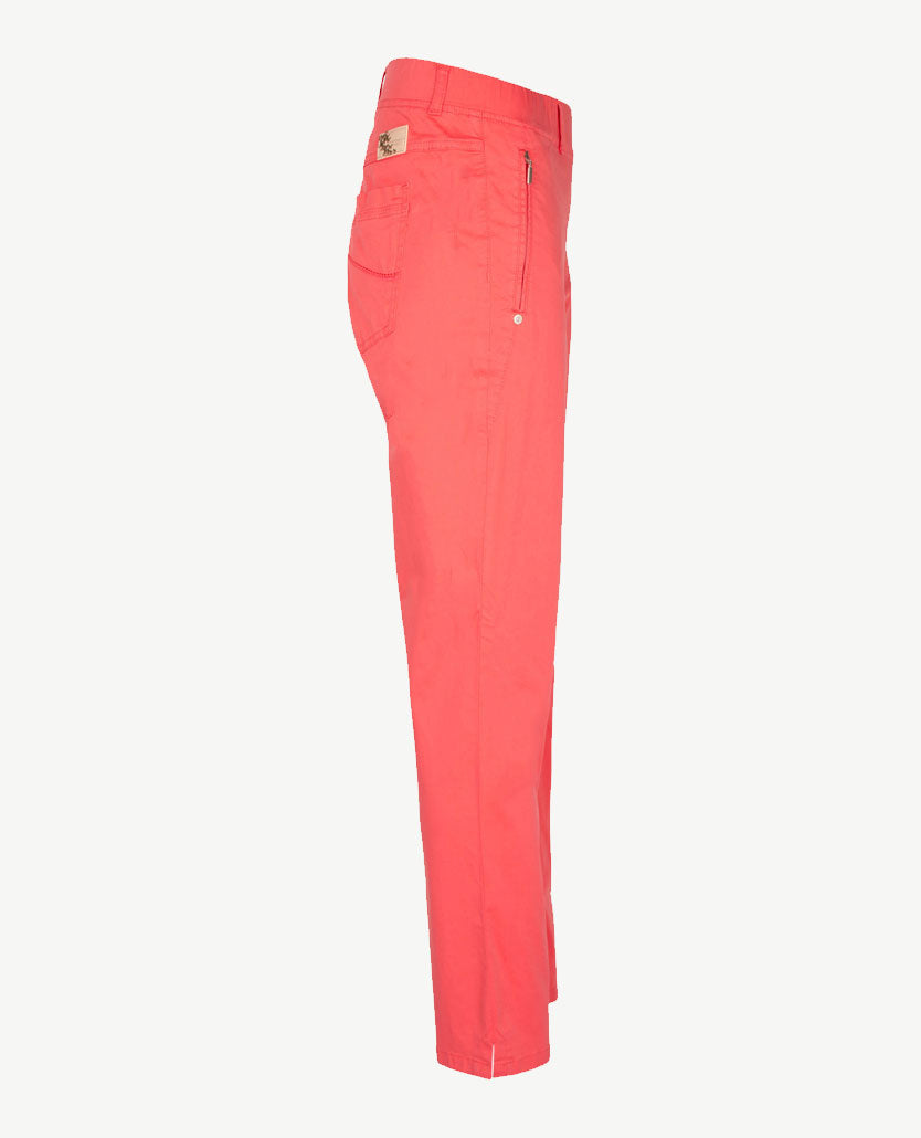 Brax Raphaela - Lavina Zip 6-8 lengte - Elastiek rondom - katoen - Hibiscus
